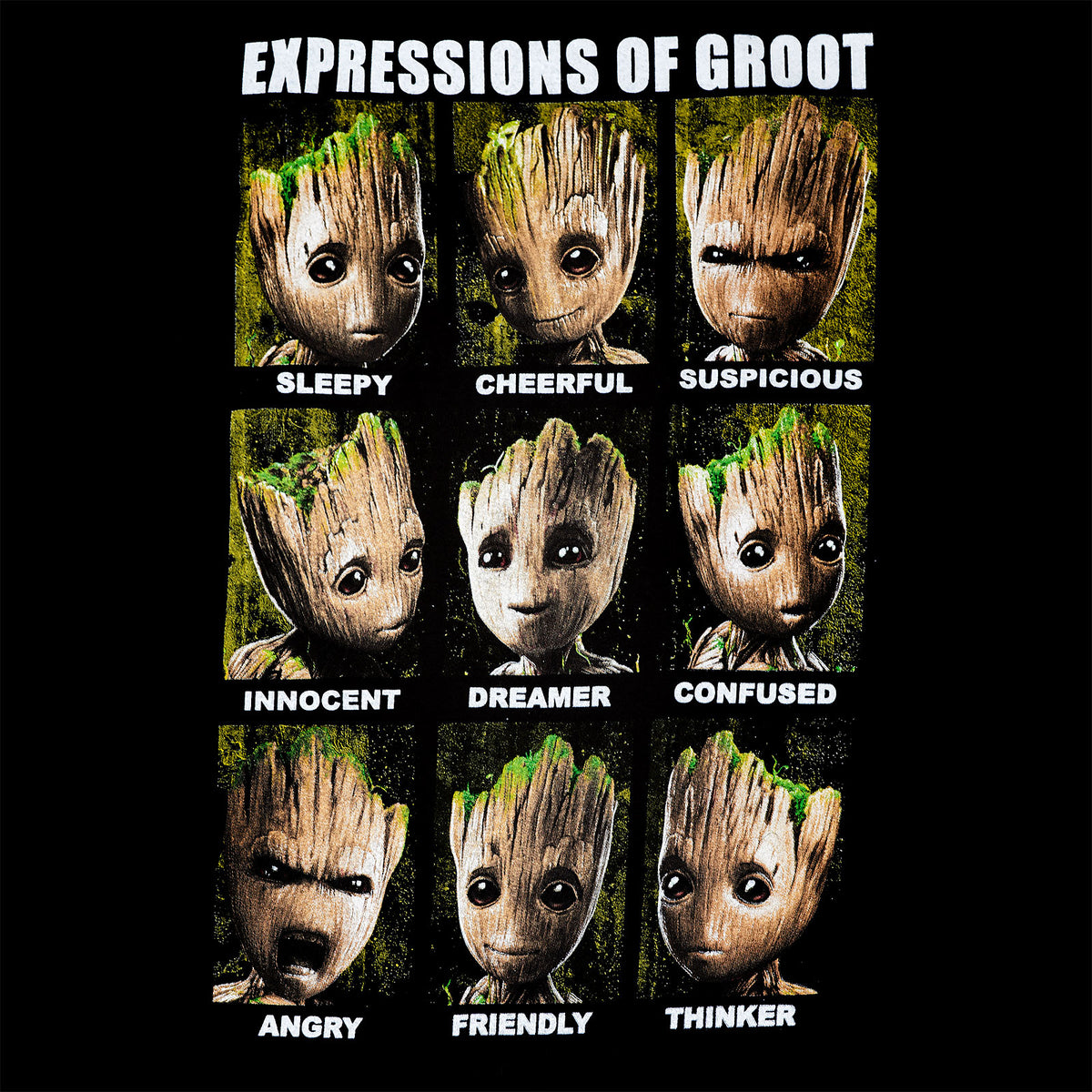 Product image Guardians of the Galaxy - Groot Expressions Tank Top black