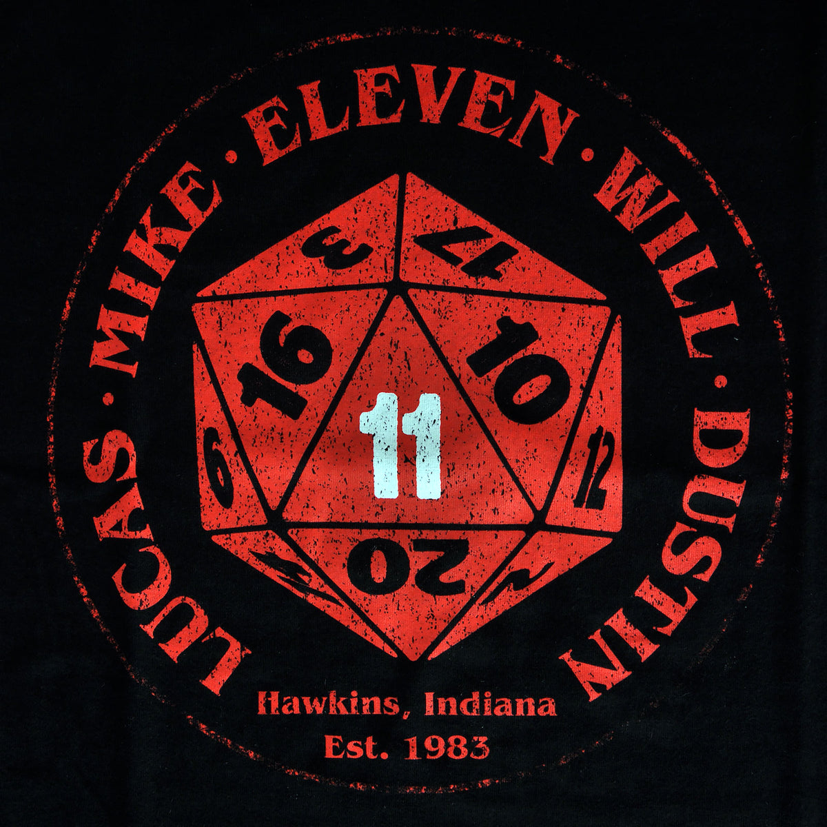 Product image Eleven Dice T-Shirt for Stranger Things Fans