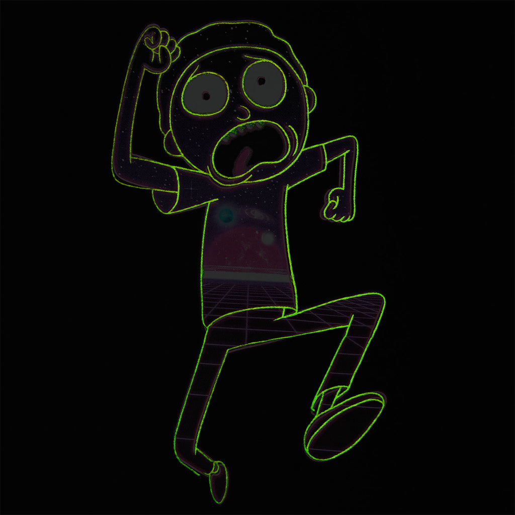 Product image Rick and Morty - Neon Morty Glow in the Dark T-Shirt black