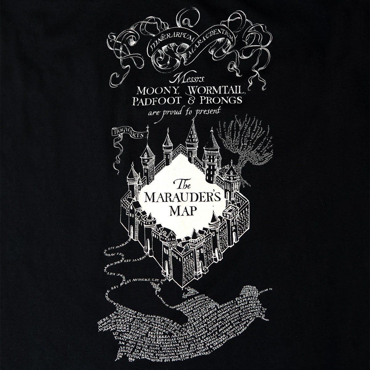 Product image Harry Potter - Marauders Map T-Shirt black