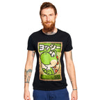 Product image Super Mario - Yoshi Propaganda Poster T-Shirt Black