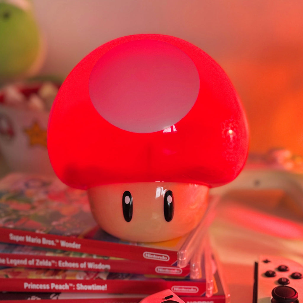 Product image Super Mario - Super Mushroom Table Lamp with Sound