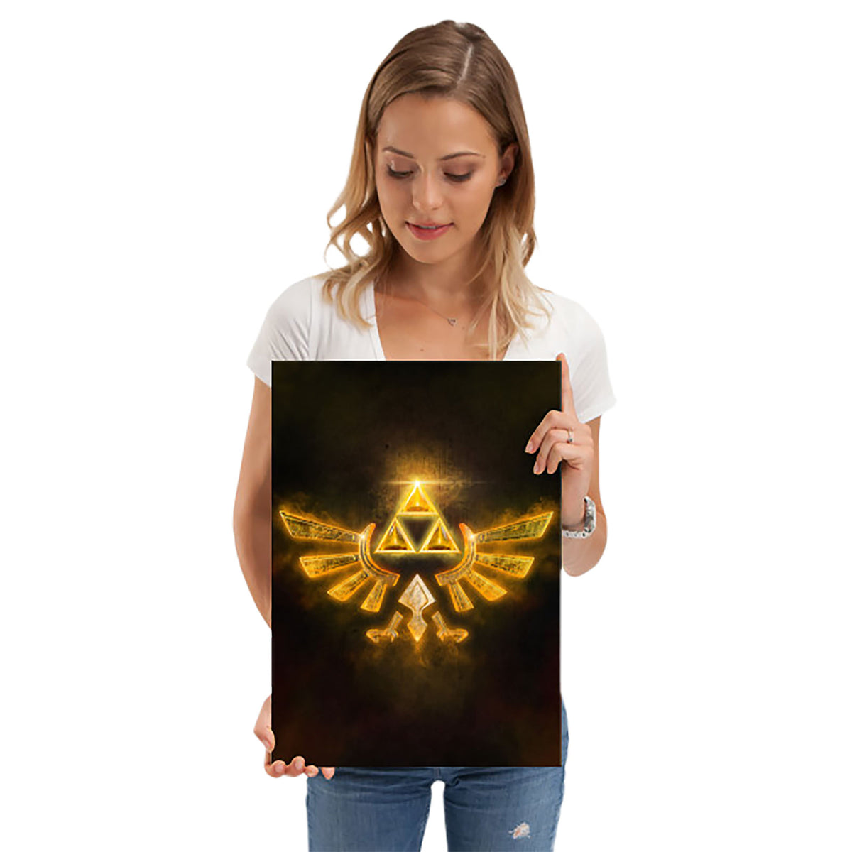 Product image Hyrule Logo Metal Poster for Zelda Fans