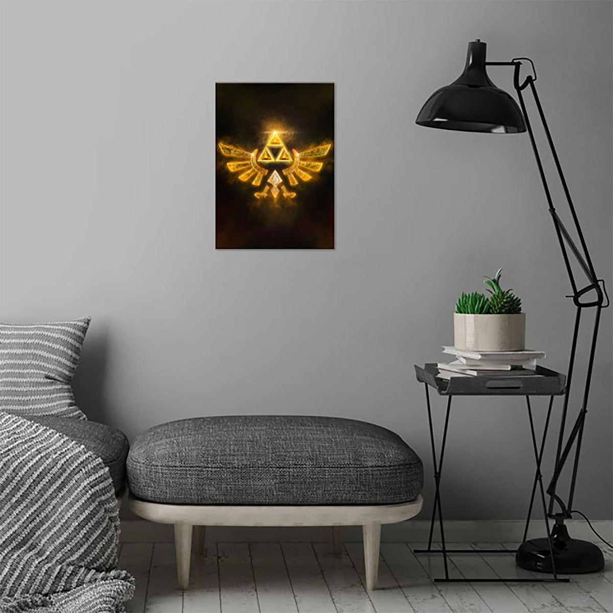 Product image Hyrule Logo Metal Poster for Zelda Fans