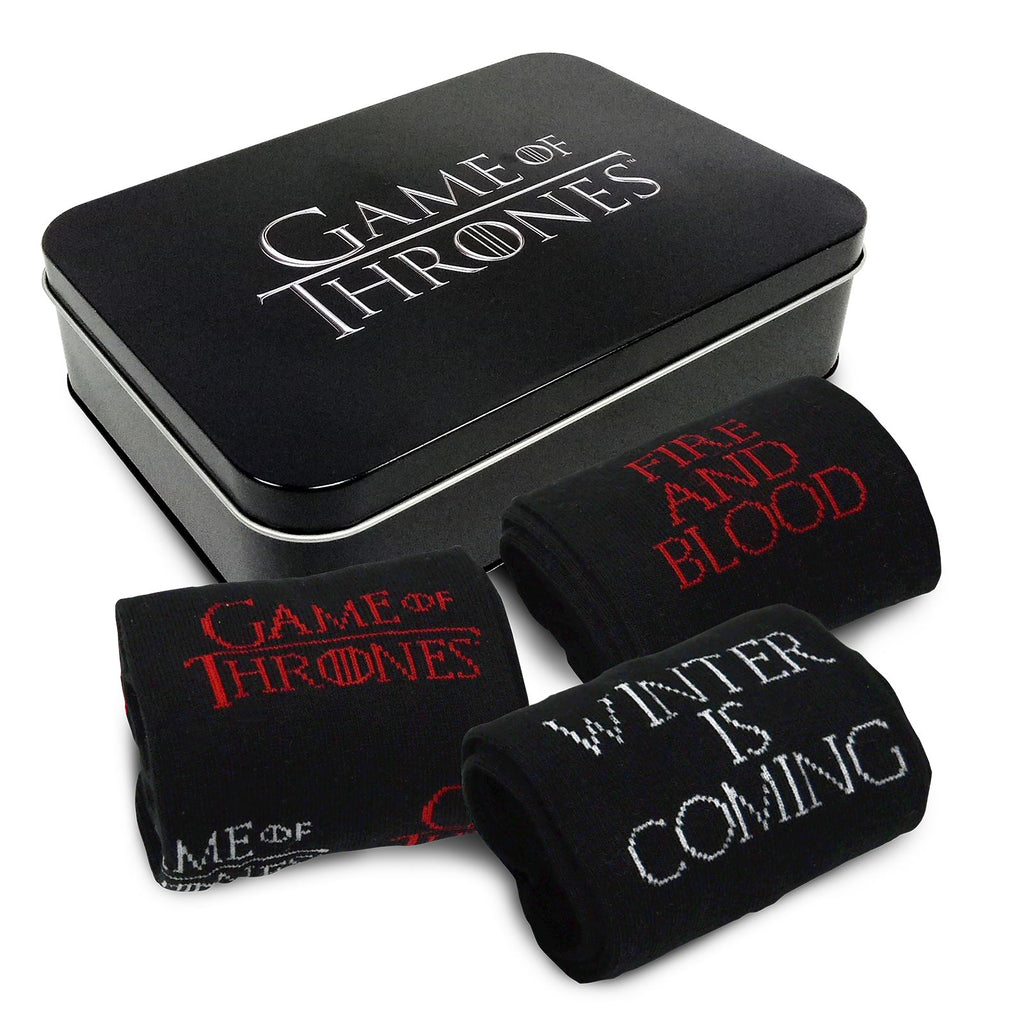 Product image Game of Thrones - 3 pair of socks in a metal box
