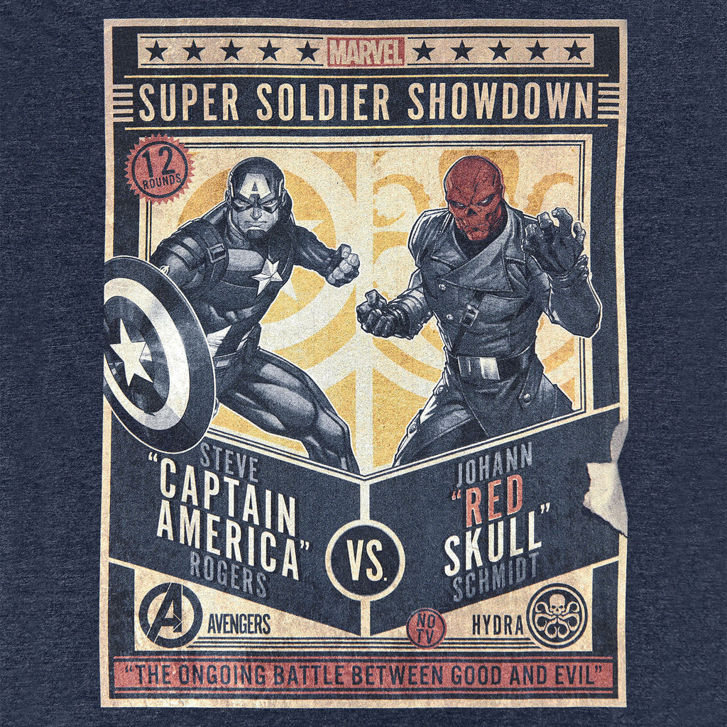 Product image Captain America - Super Soldier Showdown Blue T-Shirt