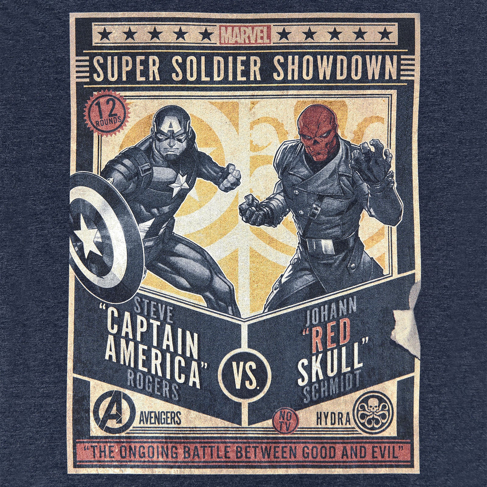 Product image Captain America - Super Soldier Showdown Blue T-Shirt