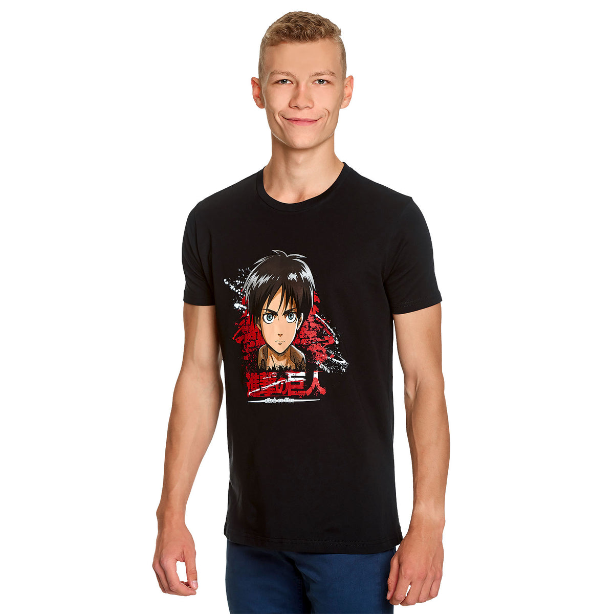 Product image Attack on Titan - Eren Jaeger T-Shirt black