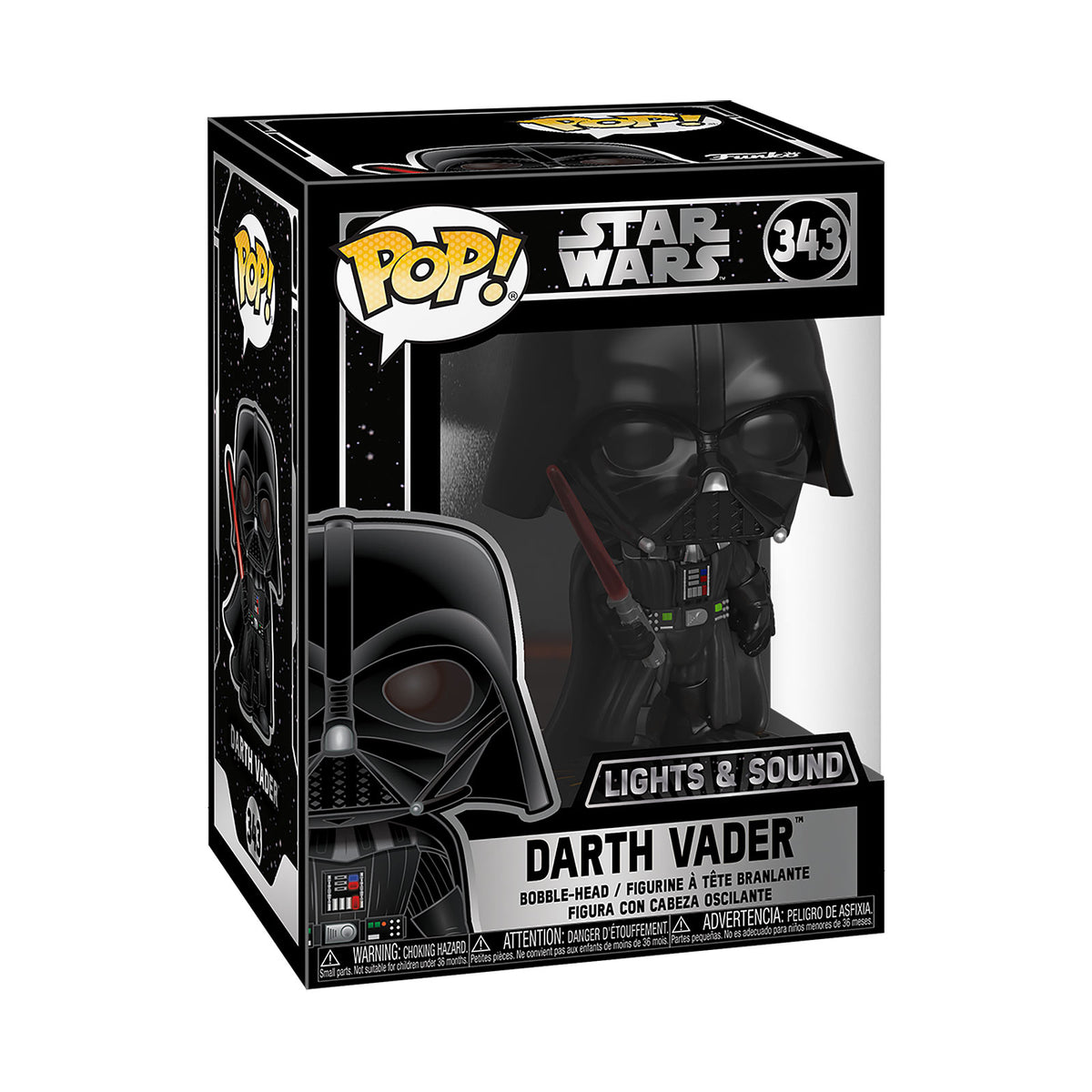 Product image Star Wars - Darth Vader Funko Pop Bobblehead Figure with Light and Sound