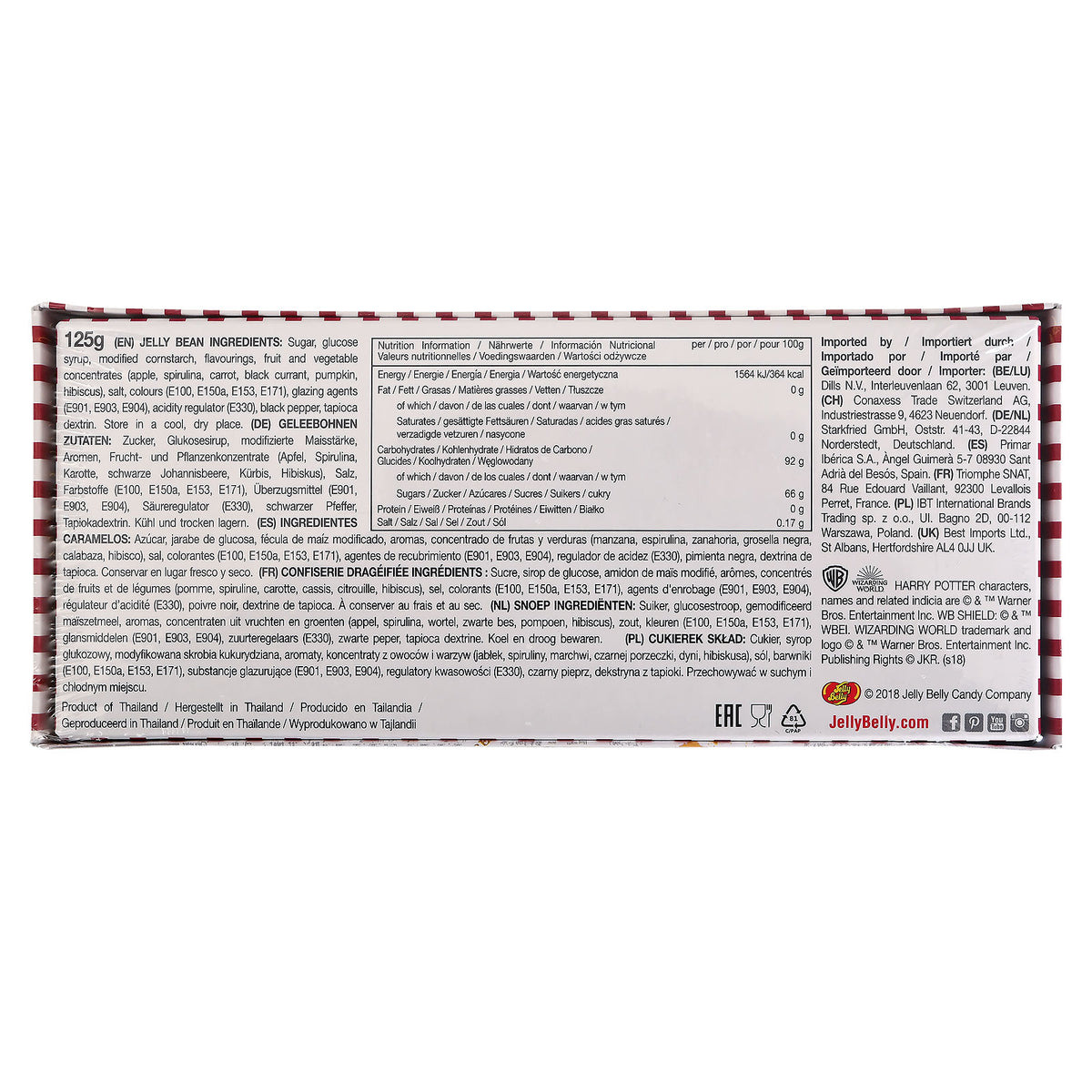 Product image Harry Potter - Bertie Botts Beans Gift Box 125g
