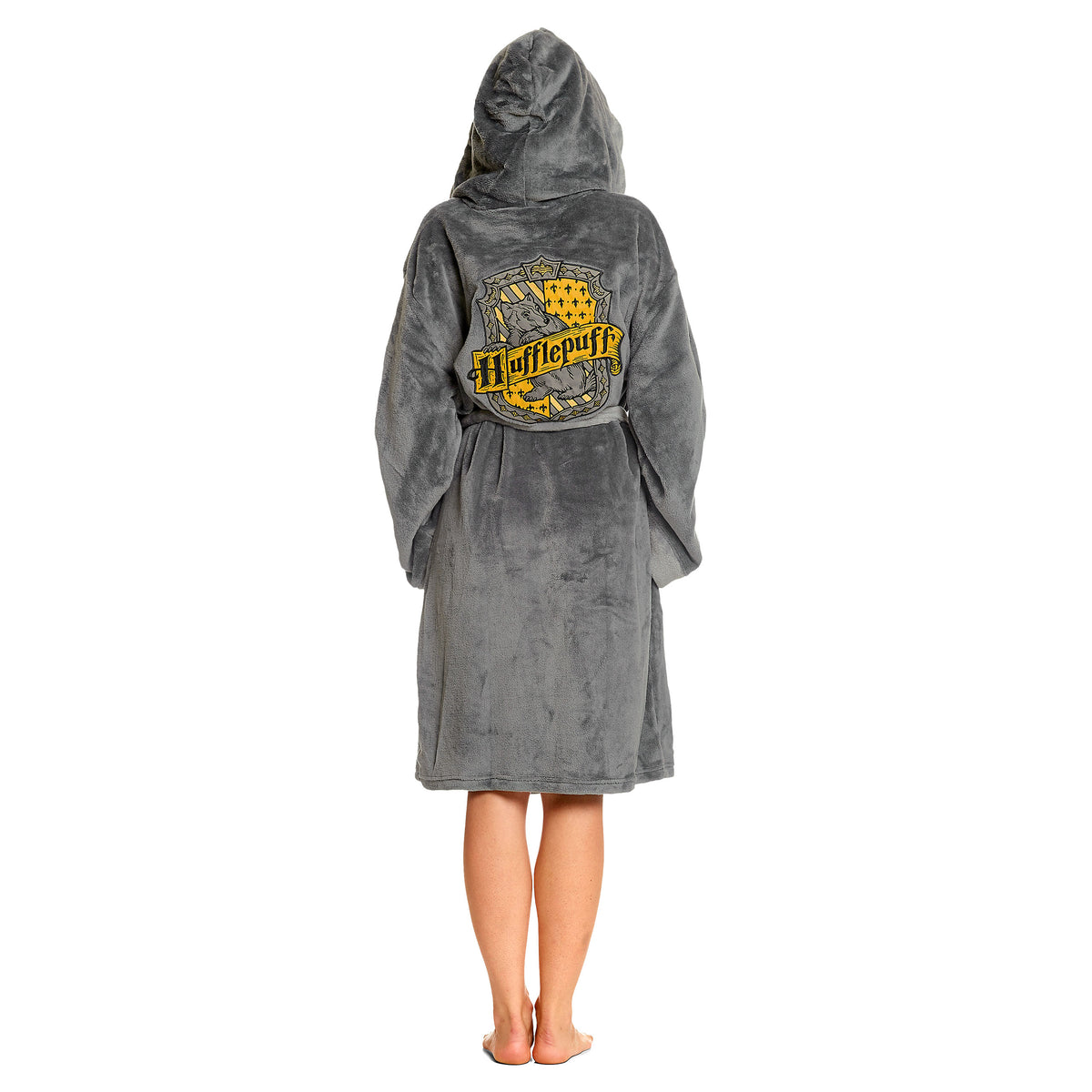 Product image Harry Potter - Hufflepuff Crest Bathrobe gray