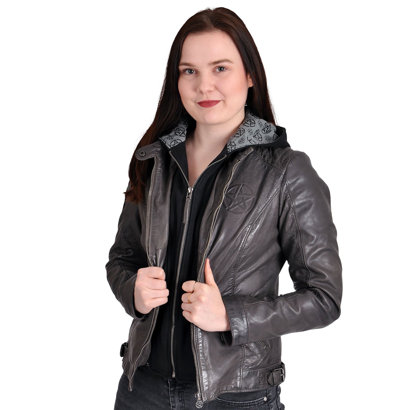 Product image Supernatural - Anti Possession Symbol Leather Jacket Women