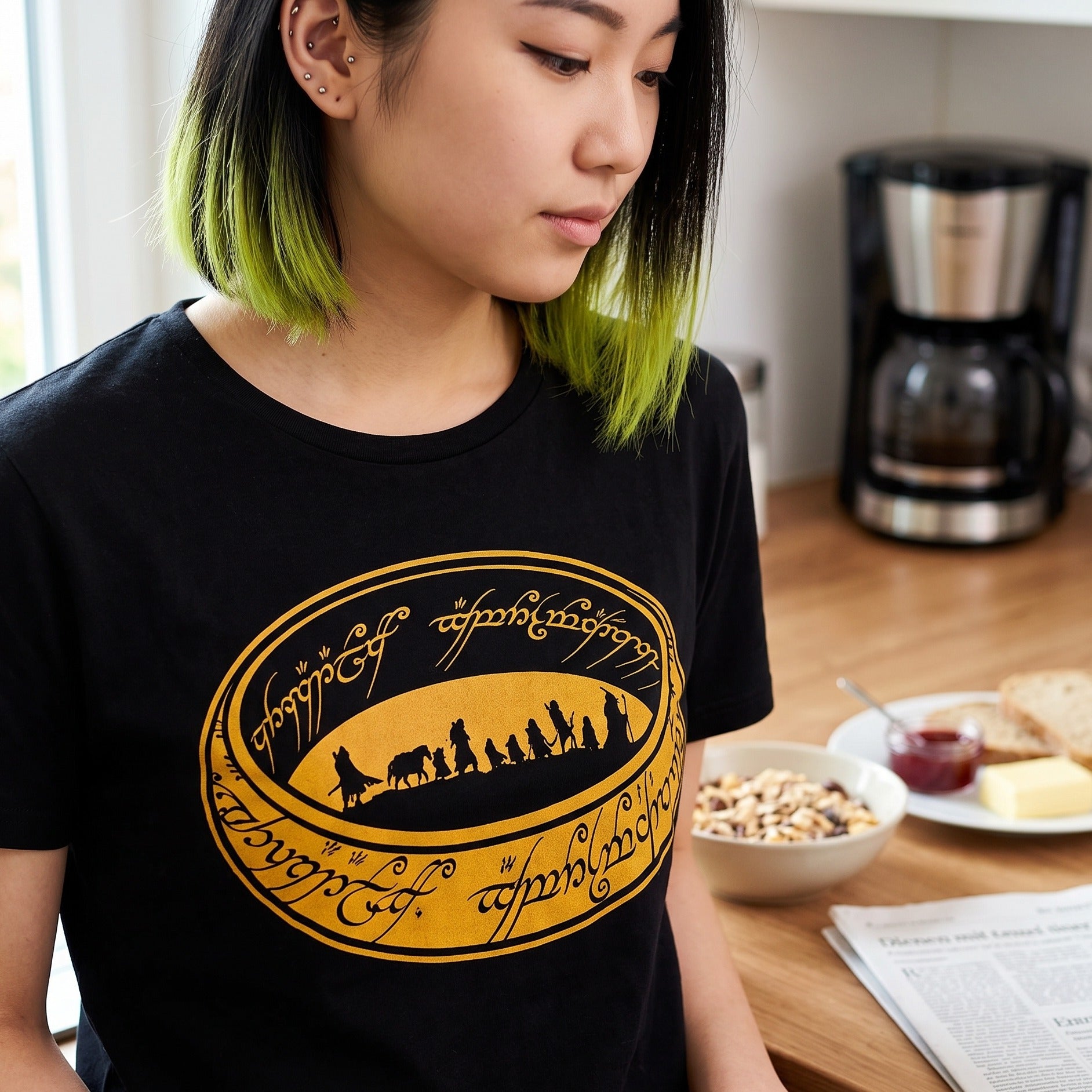 The Lord of the Rings - Fellowship of the Ring T-Shirt black