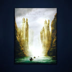 Product image The Lord of the Rings - Argonath wall picture with light
