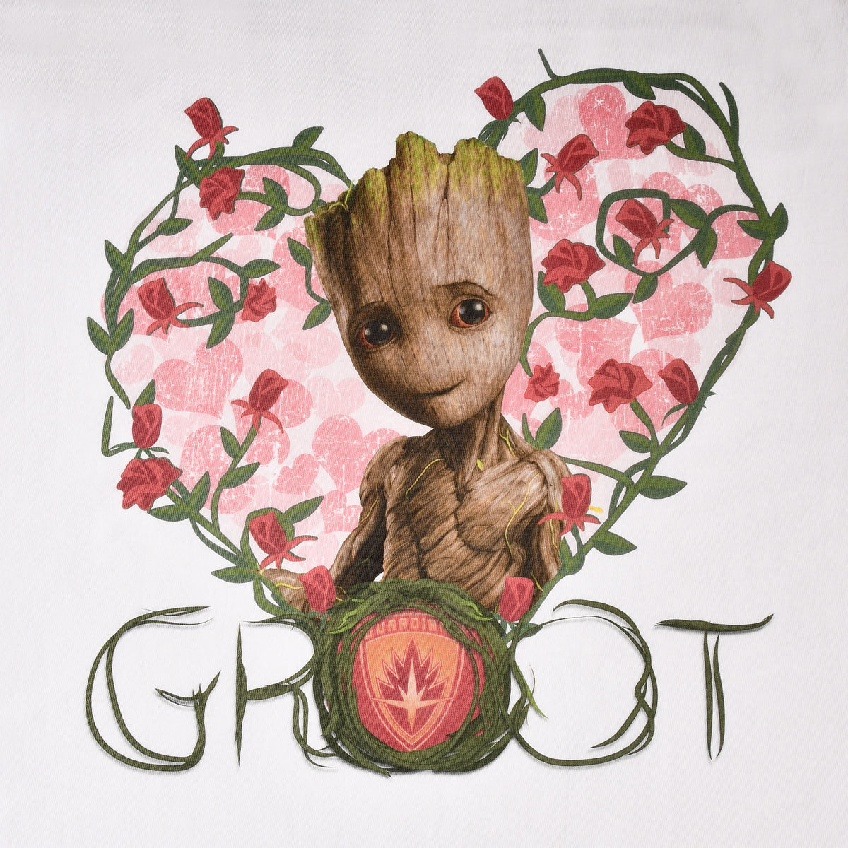 Product image Guardians of the Galaxy - Baby Groot Heart Women's T-Shirt white