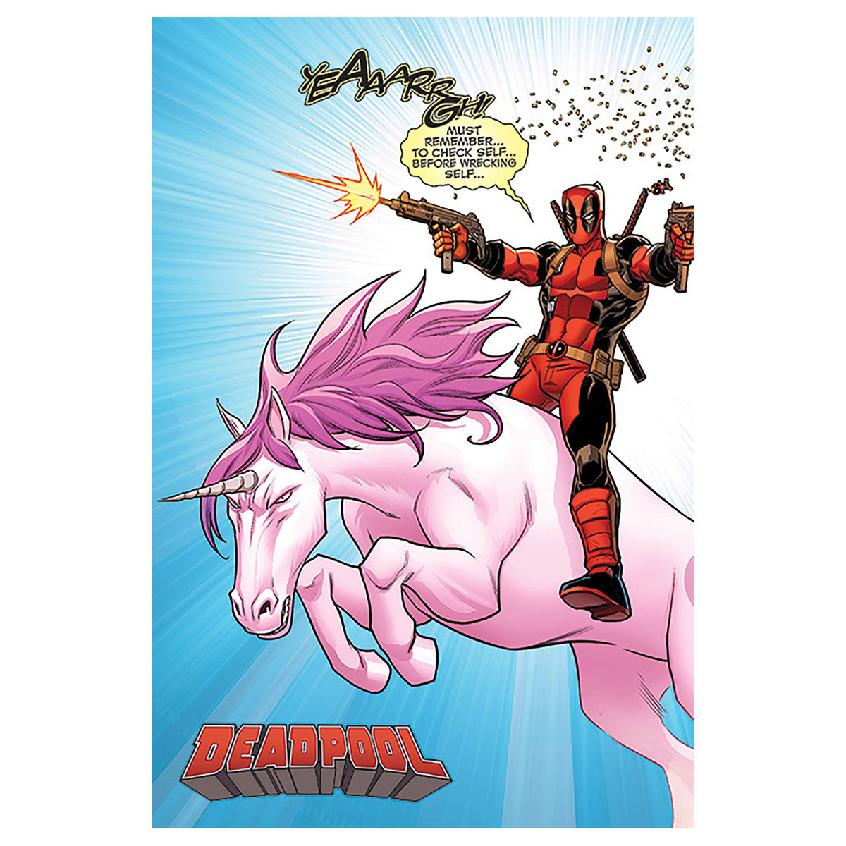 Product image Deadpool - Unicorn Ride Maxi Poster