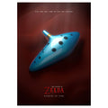 Product image Ocarina of Time Metal Poster for Zelda Fans
