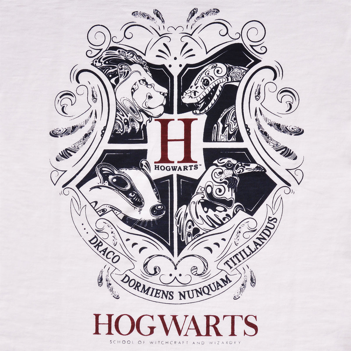 Product image Harry Potter - Hogwarts Crest Women's T-Shirt White