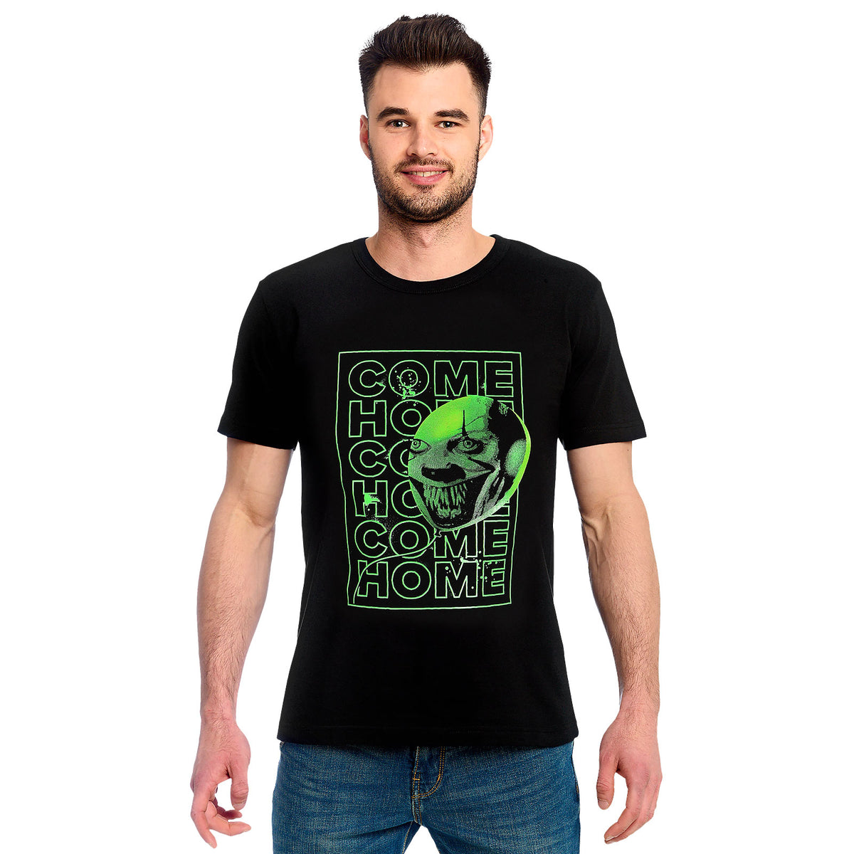 Product image Stephen King's IT - Come Home Glow in the Dark T-Shirt Black