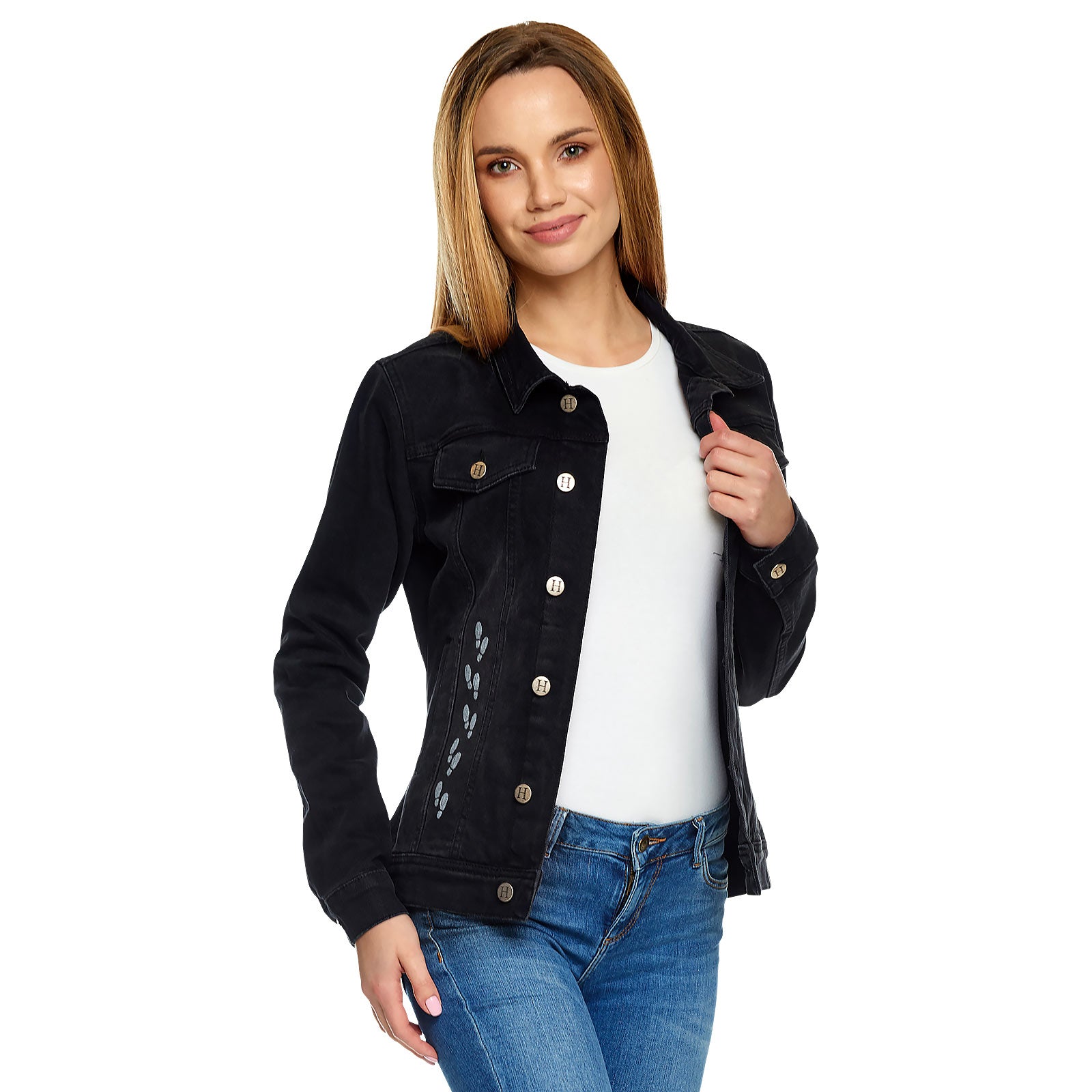 Product image Harry Potter - Marauder's Map Denim Jacket Women's black