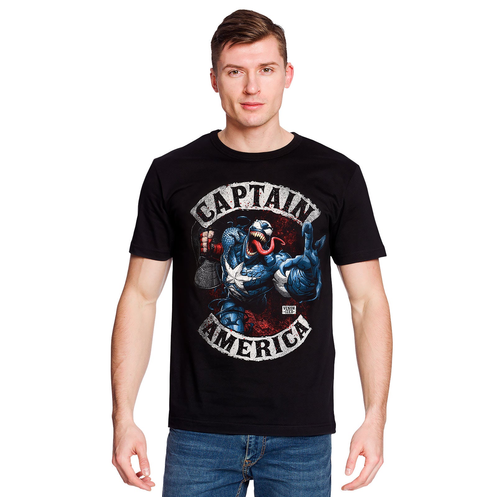 Product image Captain America - Venomized T-Shirt Black