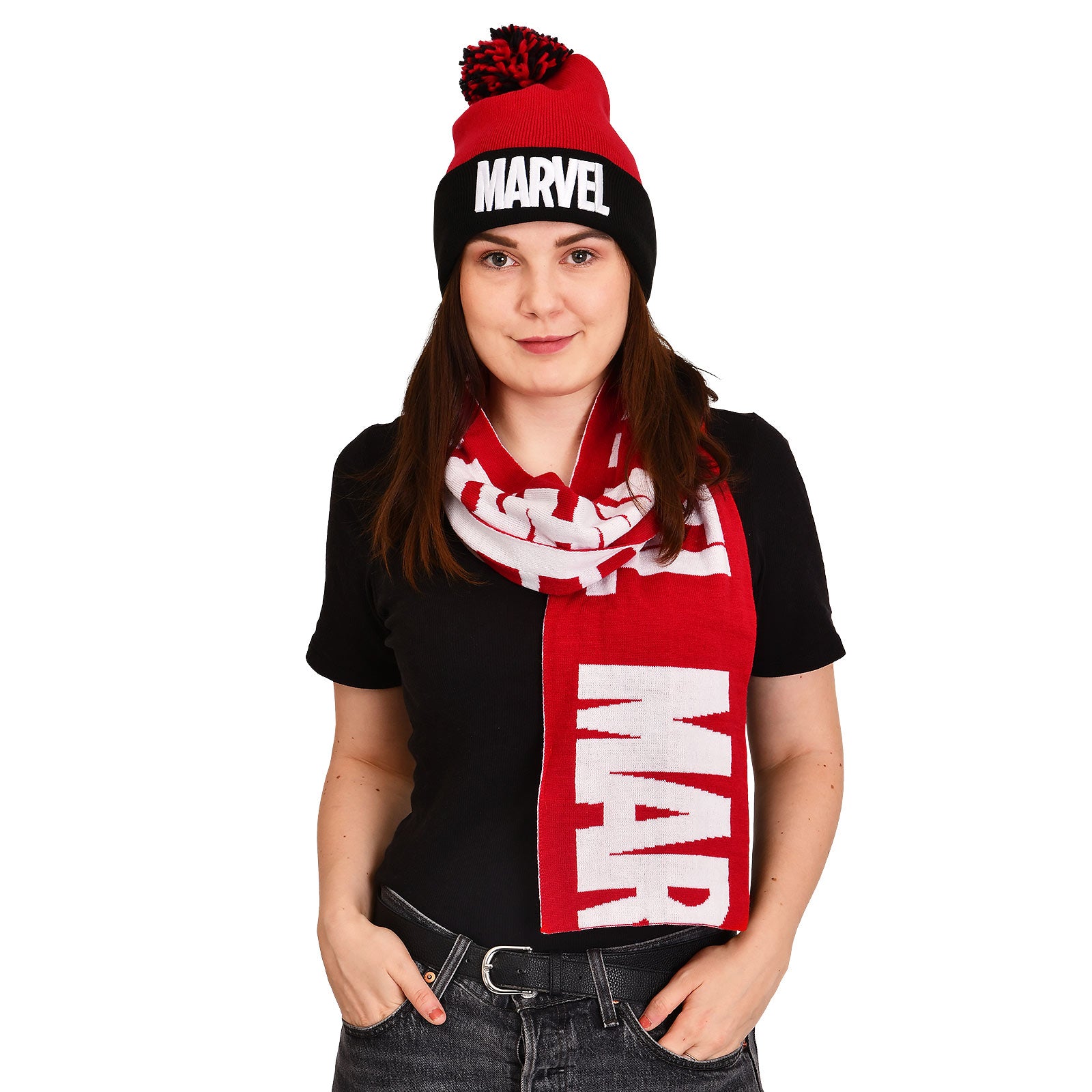 Product image Marvel Hat and Scarf Gift Set