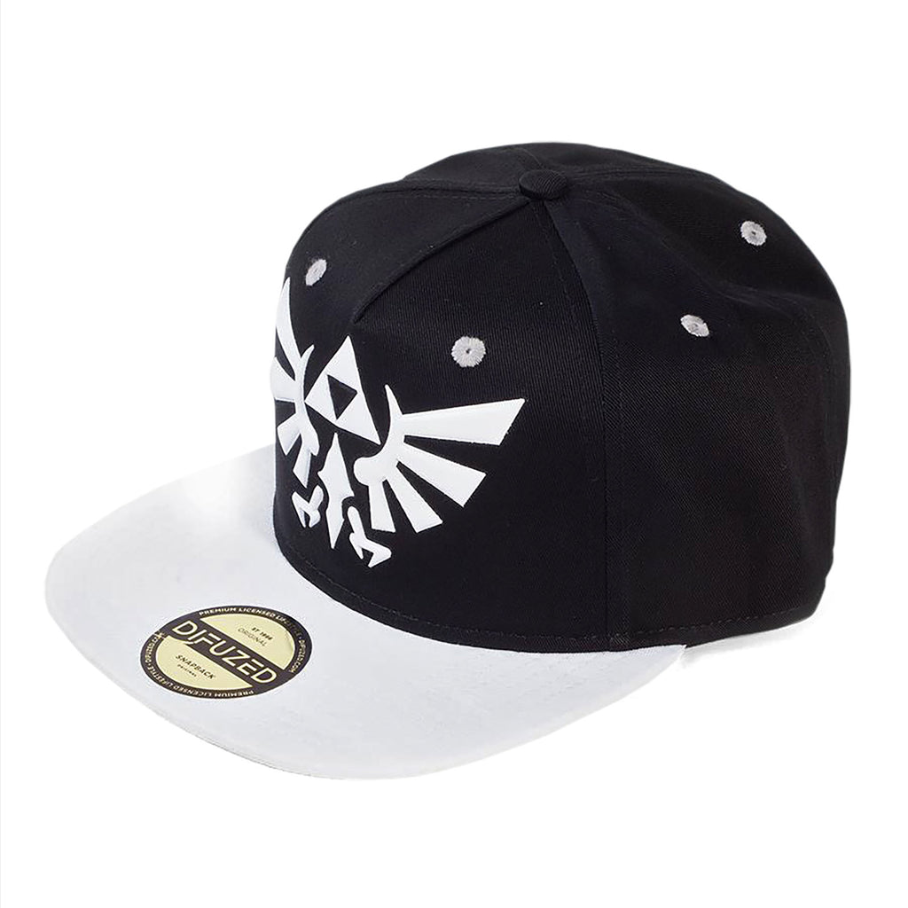 Product image Zelda - Hyrule Logo Snapback Cap black-white