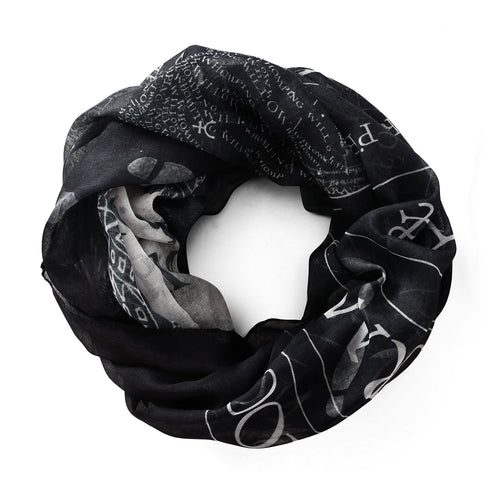 Product image Harry Potter - Marauder's Map Loop Scarf Black