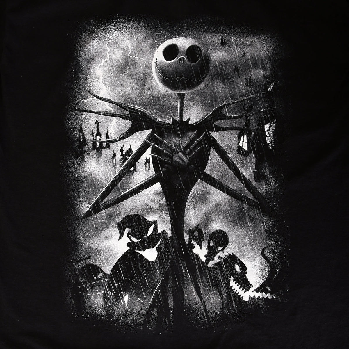 Product image Nightmare Before Christmas - Jack Stormy Skies T-Shirt black