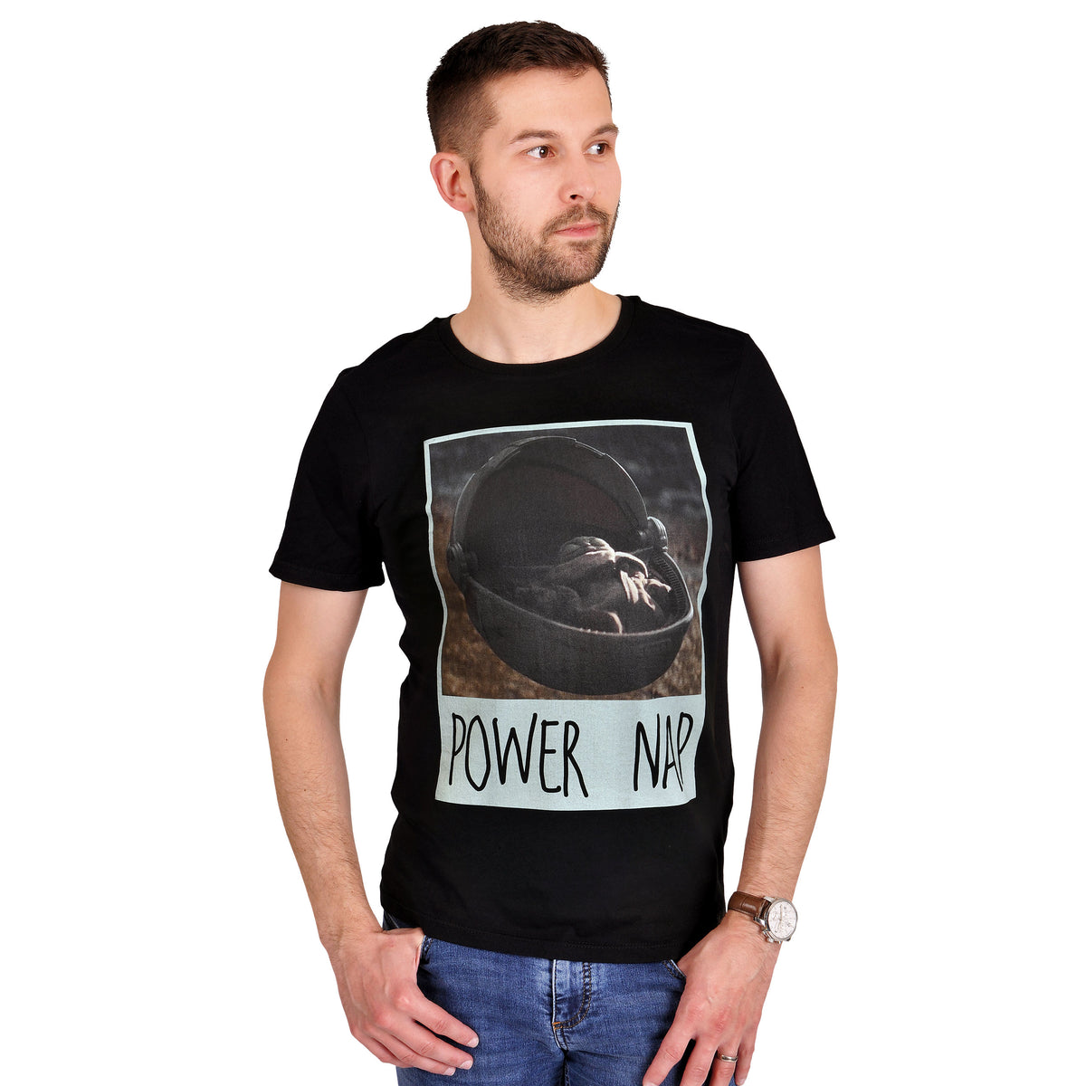 Product image The Child Power Nap T-Shirt black - Star Wars The Mandalorian