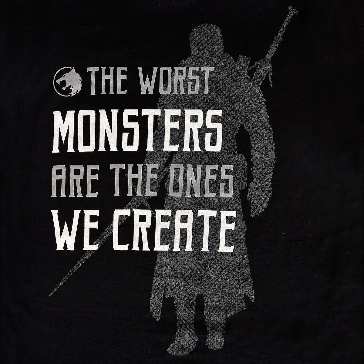 Product image Monsters We Create T-Shirt for Witcher Fans Black
