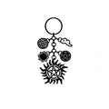 Product image Supernatural - Symbols Charm Keychain
