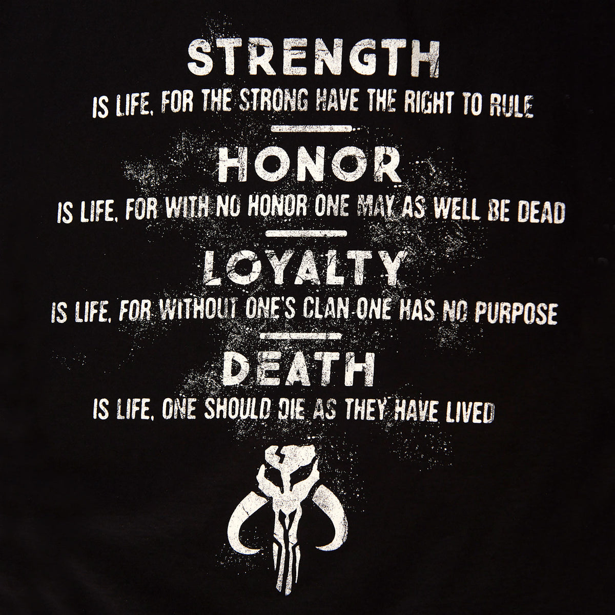 Product image Code of Honor T-Shirt black - Star Wars The Mandalorian