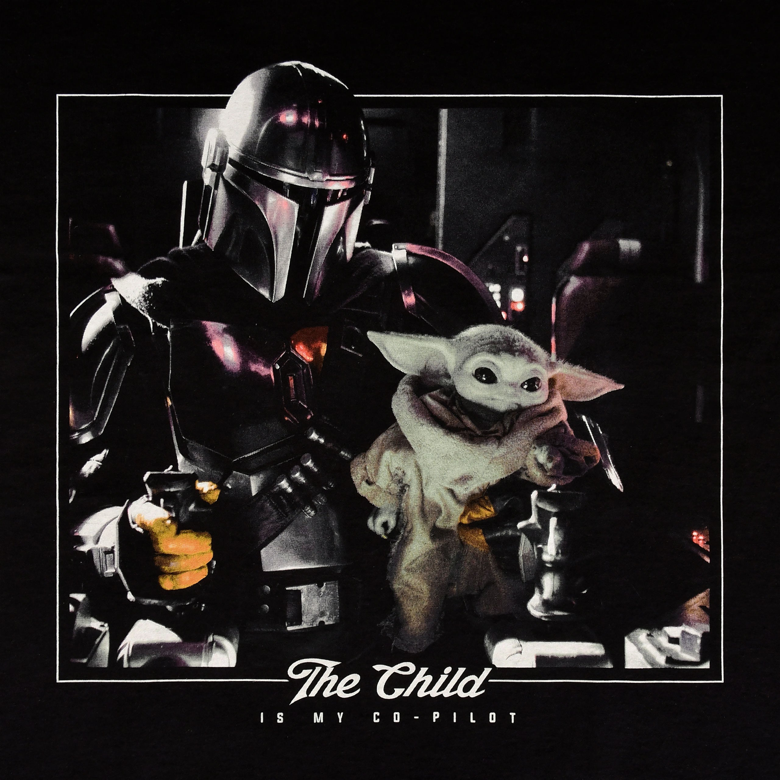 Product image The Child is My Co-Pilot T-Shirt black - Star Wars The Mandalorian