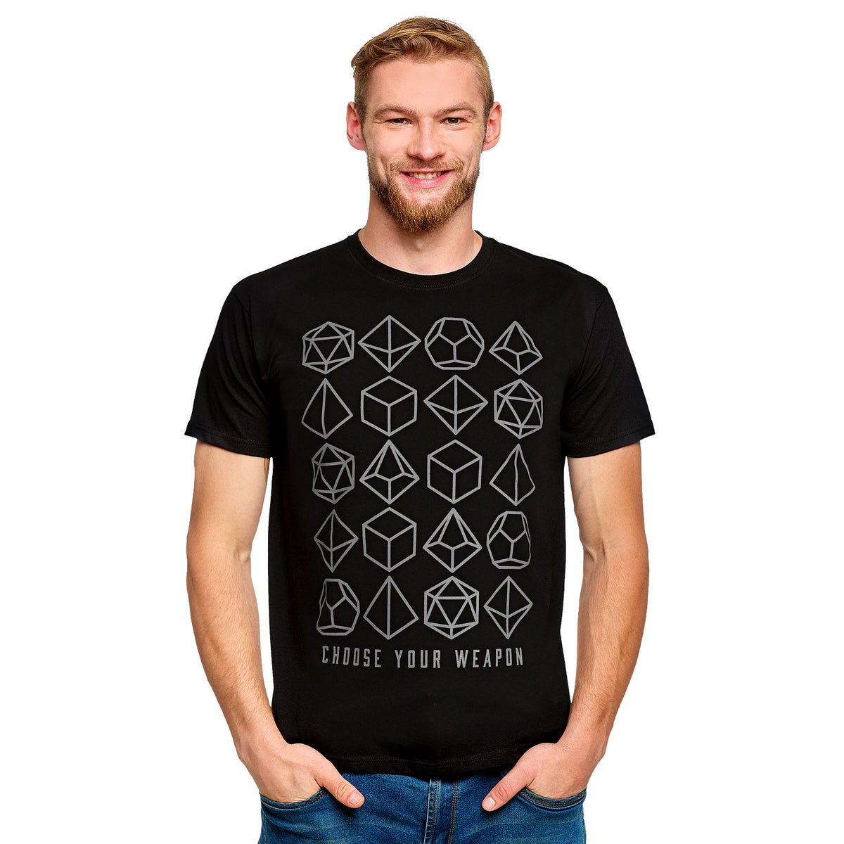 Product image Choose Your Weapon Dice T-Shirt Black