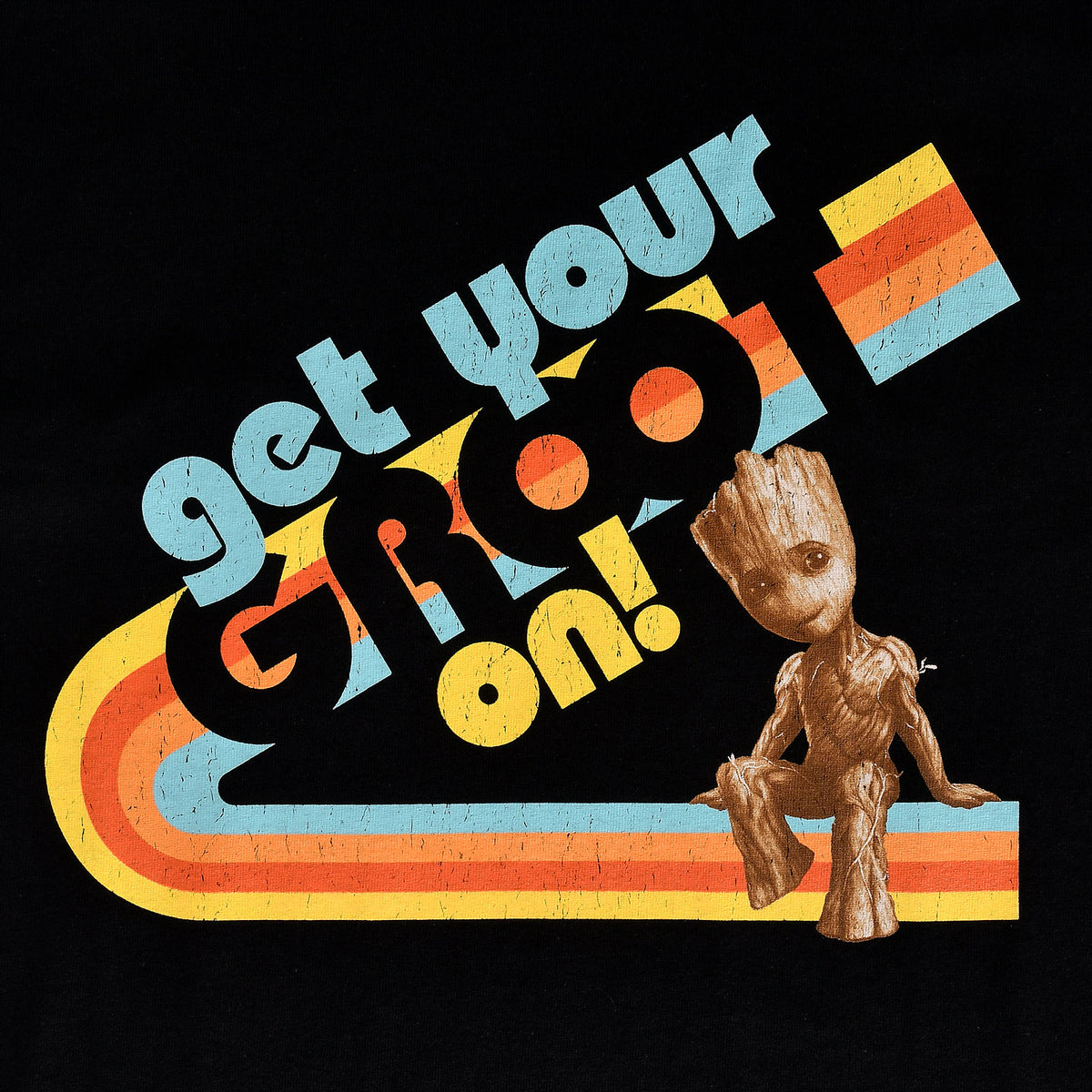 Product image Guardians of the Galaxy - Get Your Groot On Black T-Shirt