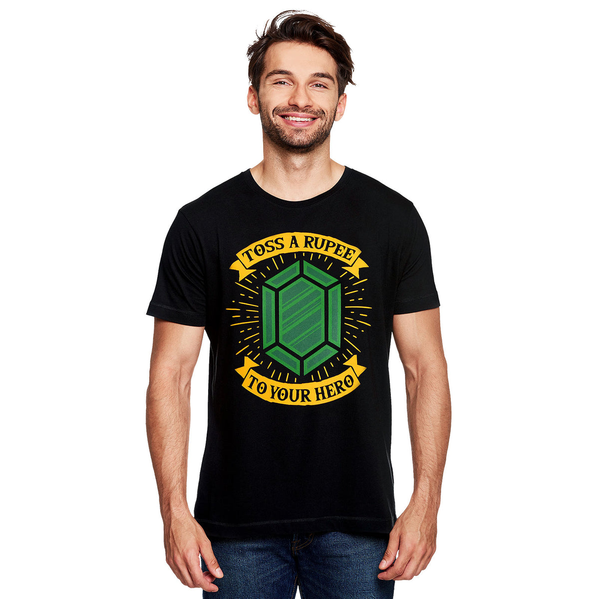 Product image Toss a Rupee to Your Hero T-Shirt for Zelda Fans Black