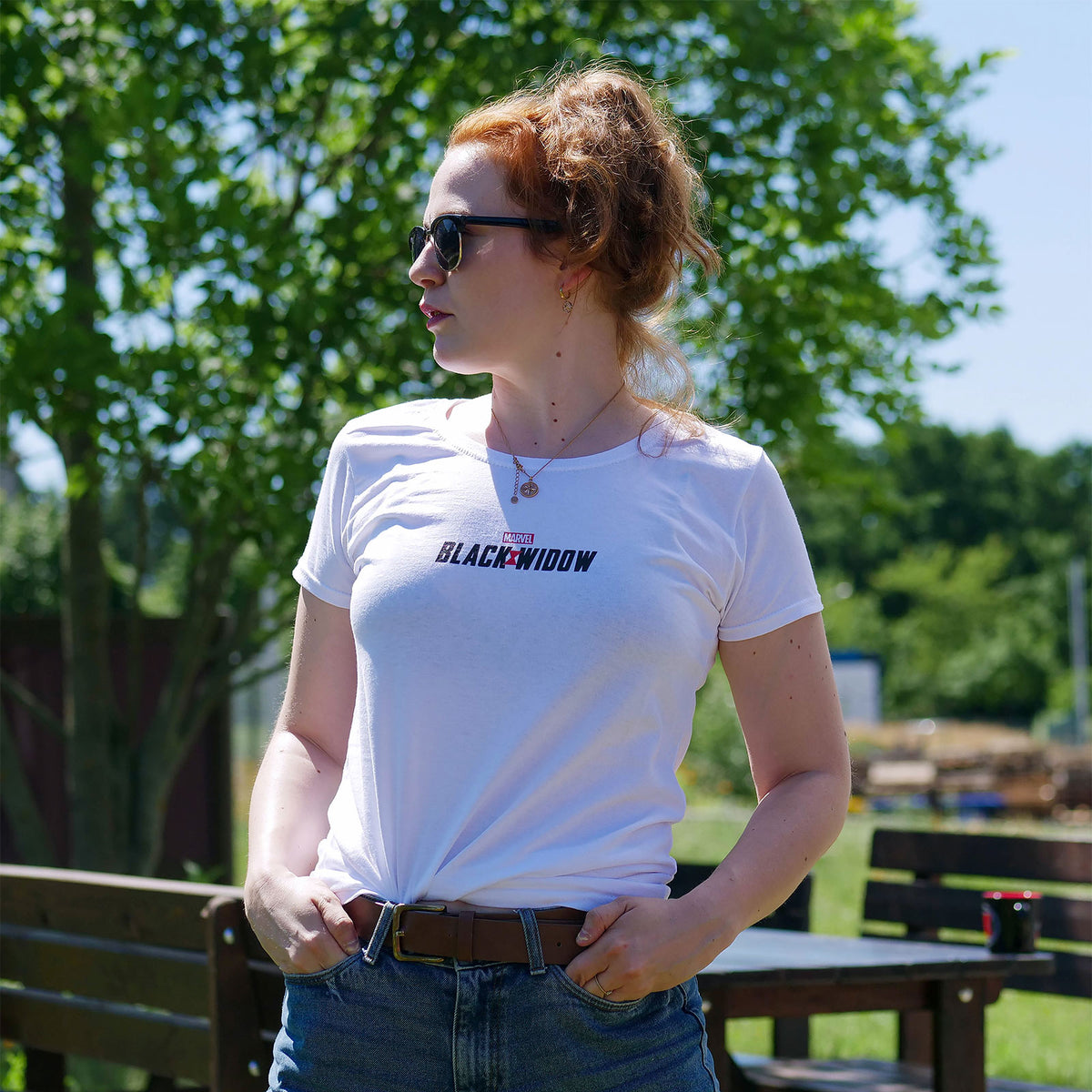 Product image Black Widow - Big Face Women's T-Shirt White