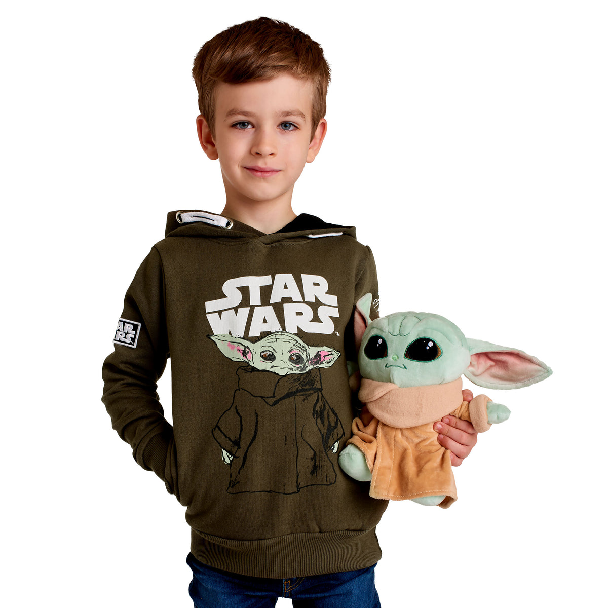 Product image Grogu Kids Hoodie Green - Star Wars The Mandalorian