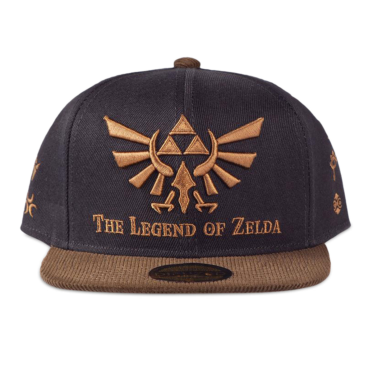 Product image Zelda - Hyrule Logo Snapback Cap Black-Brown