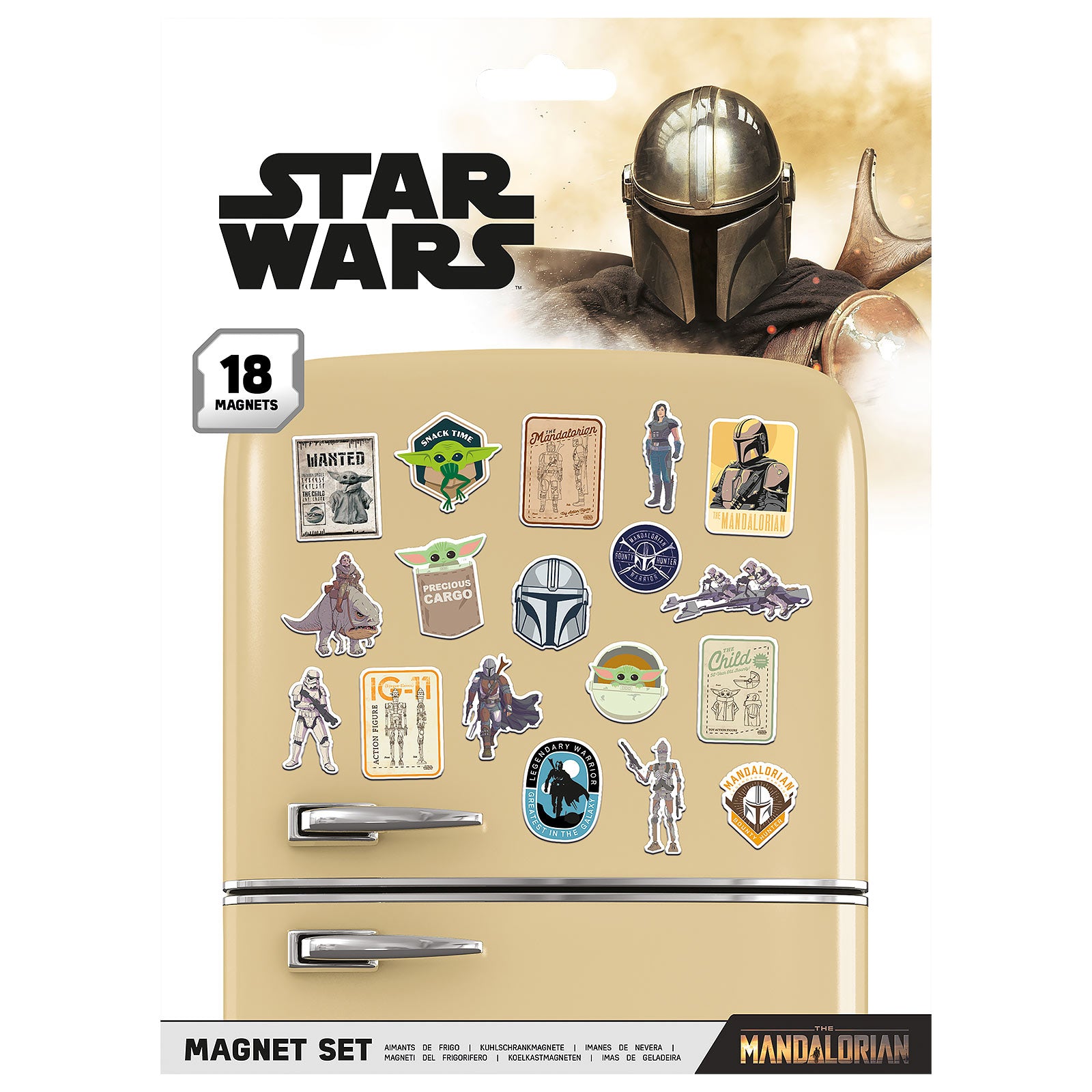 【コンプBOX】STAR WARS The Mandalorianマグネット The Mandalorian Bounty Hunter Magnet Set - Star Wars – Elbenwald