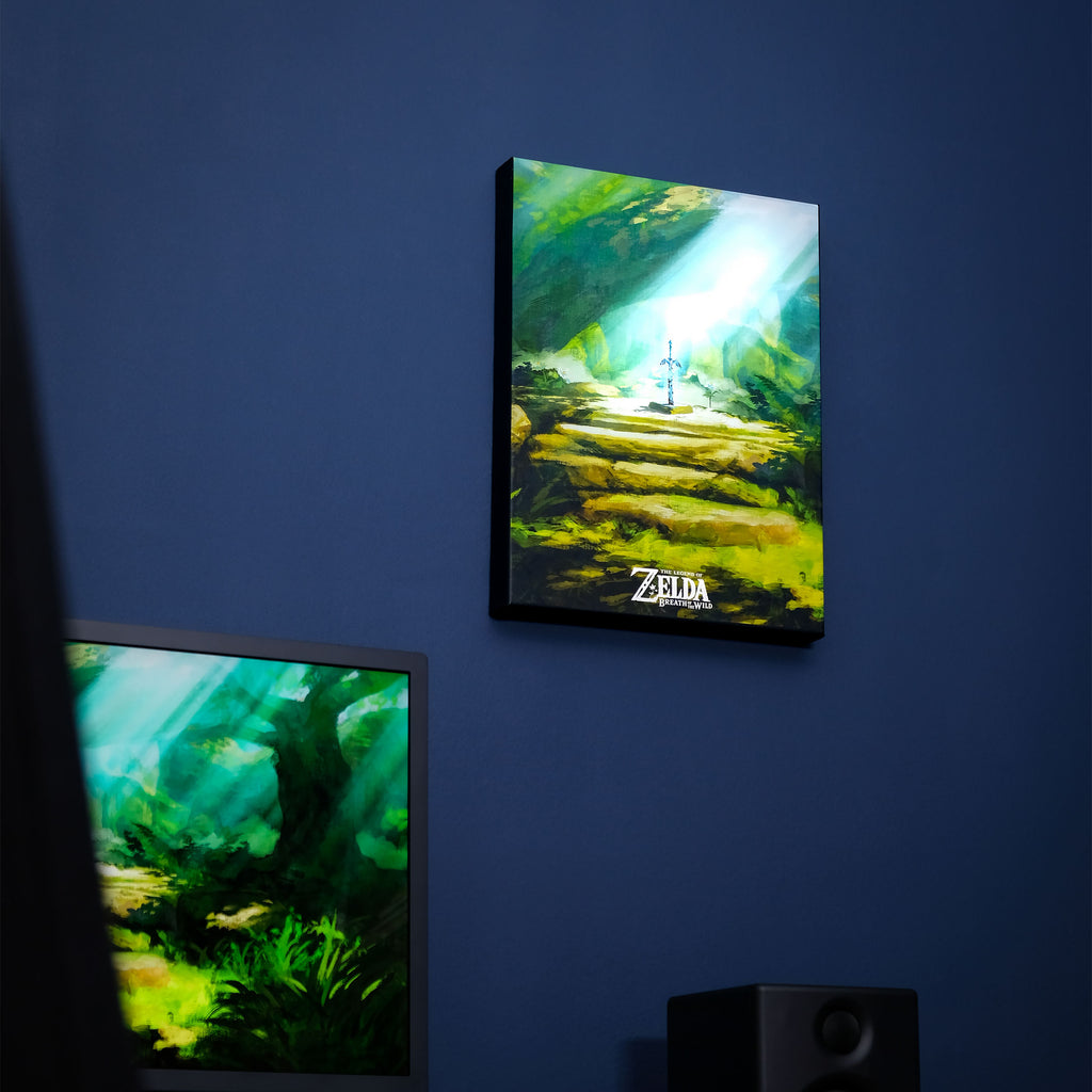 Product image Zelda - Master Sword Wall Art with Light