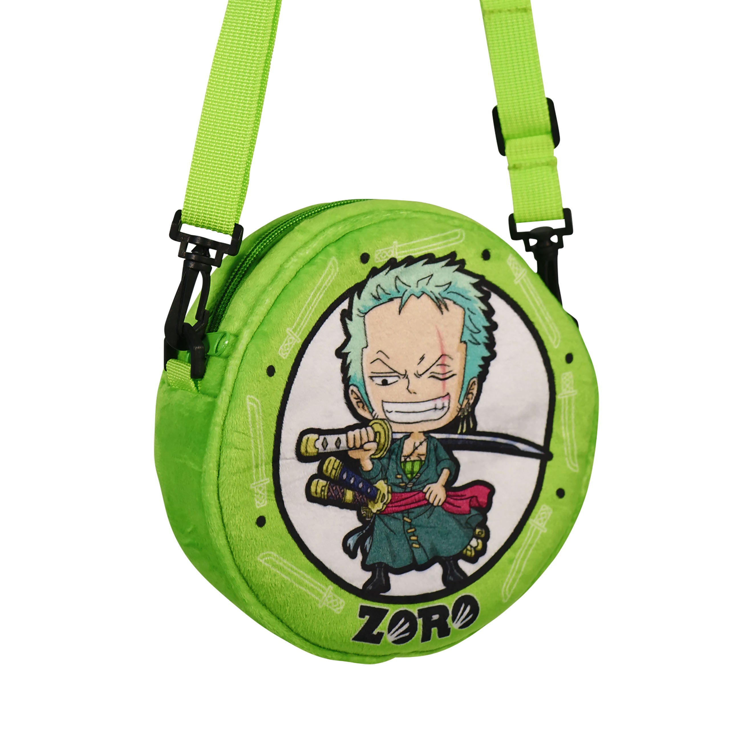 One Piece - Zoro Plush Crossbody Bag green – Elbenwald