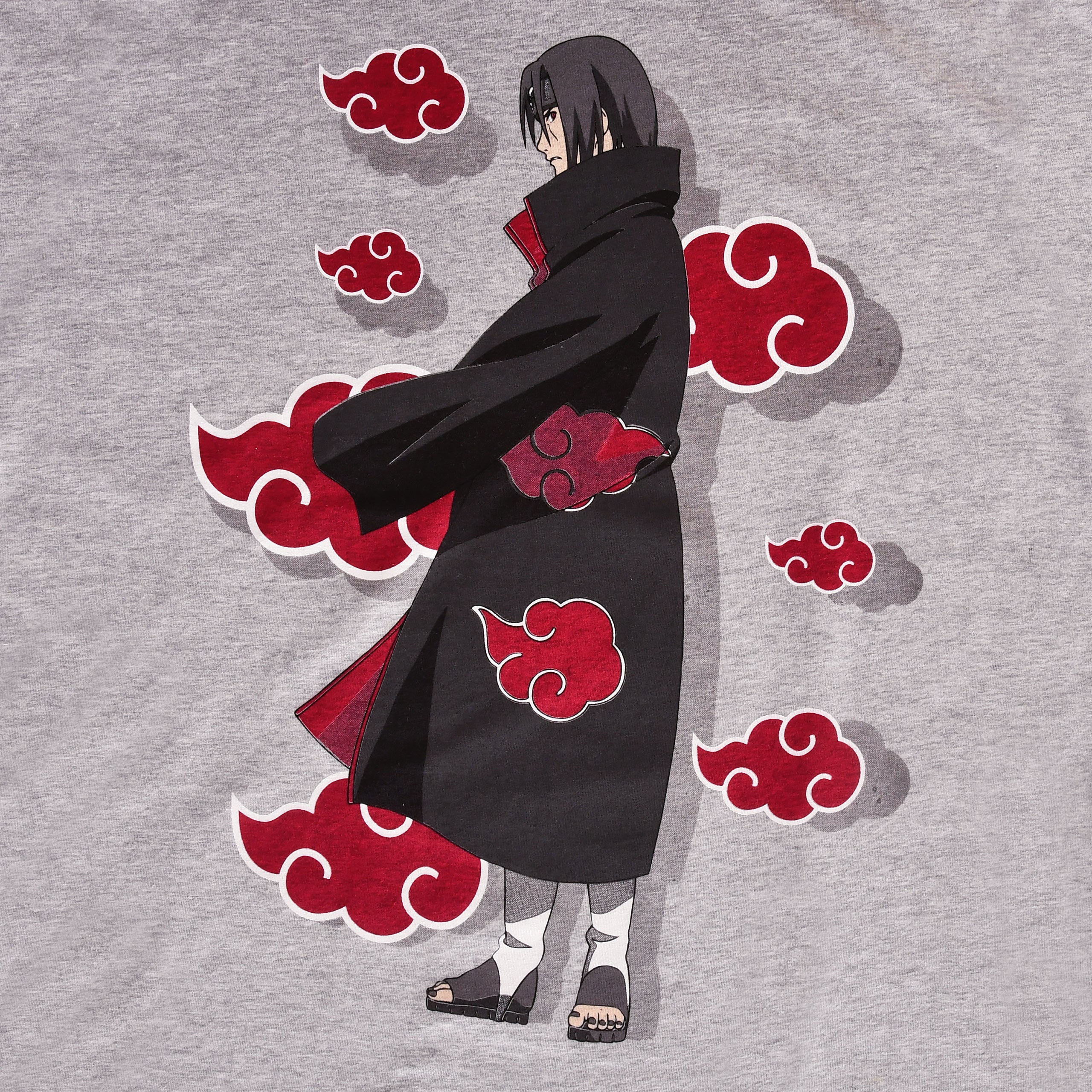 Naruto - Itachi Akatsuki T-Shirt grey – Elbenwald