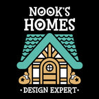 Product image Nook's Homes T-Shirt for Animal Crossing Fans Black