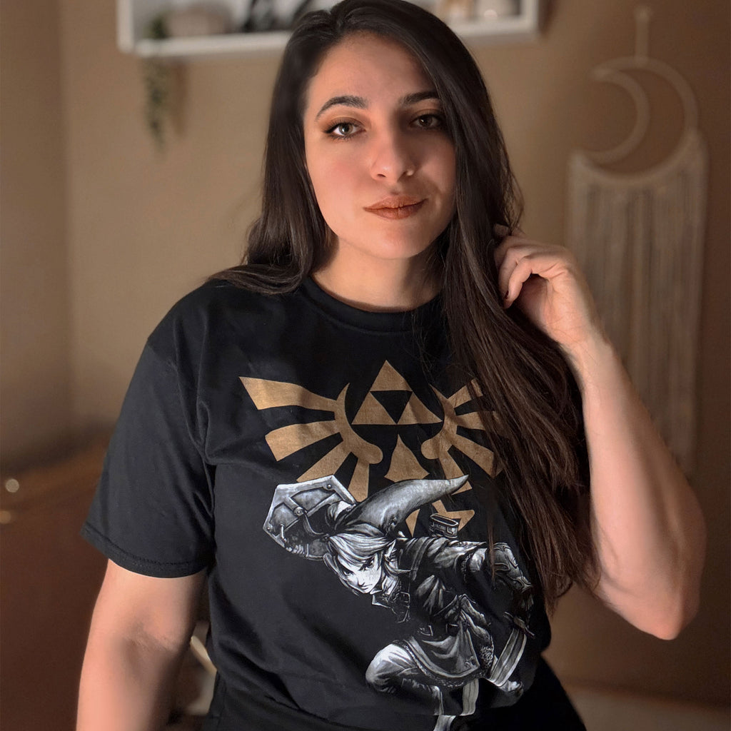 Product image Zelda - Link Battle T-Shirt black