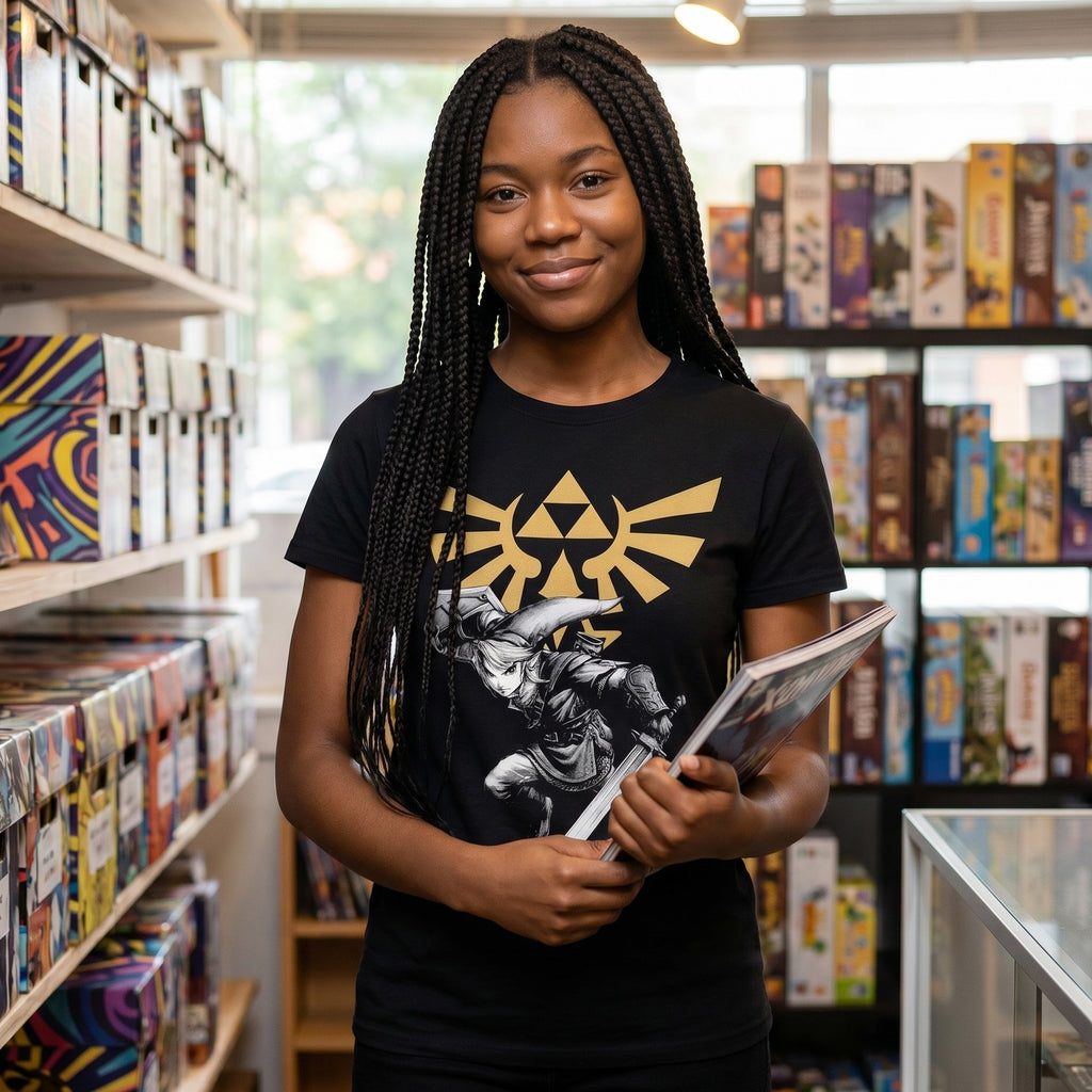 Product image Zelda - Link Battle T-Shirt black