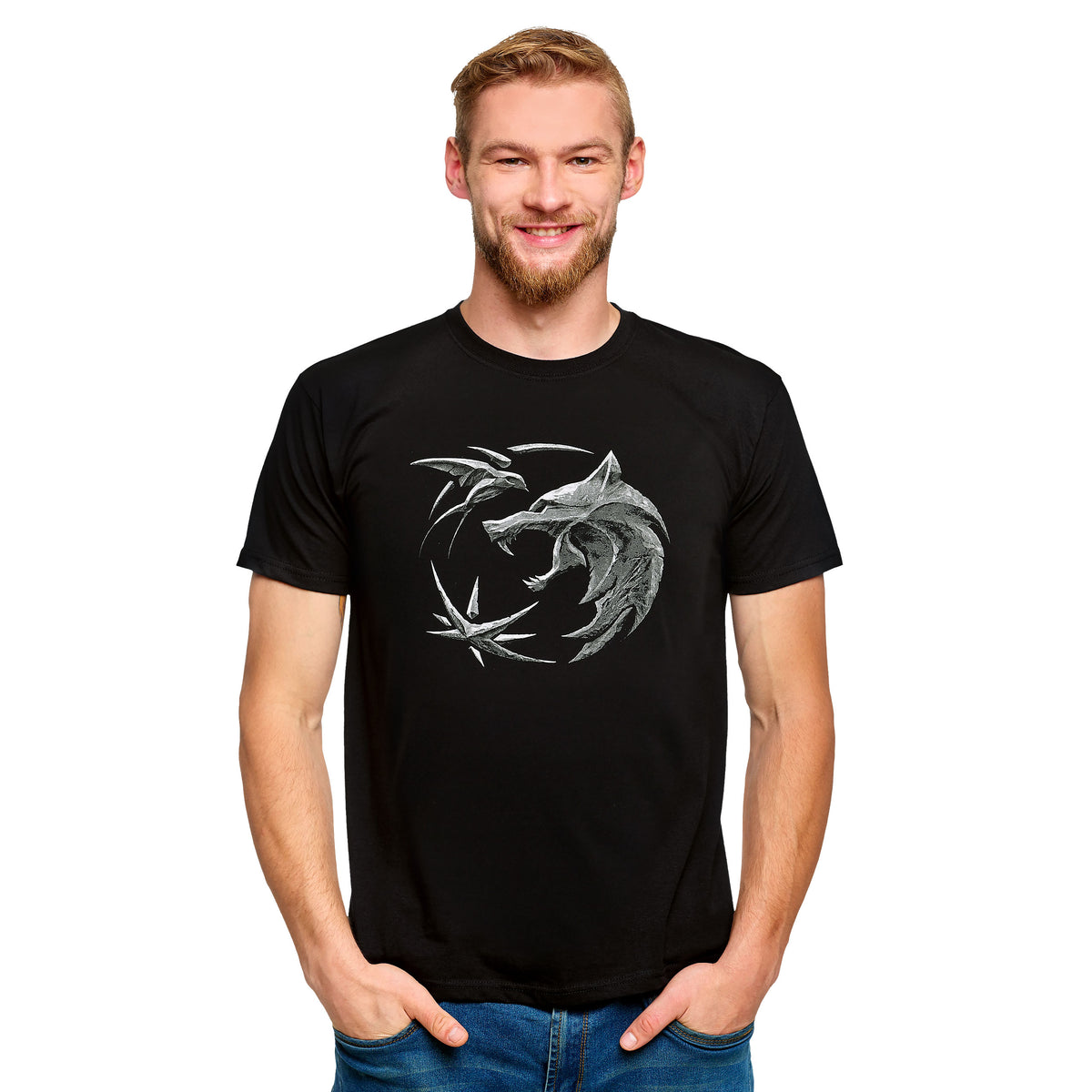 Product image Witcher - Wolf Emblem T-Shirt Black