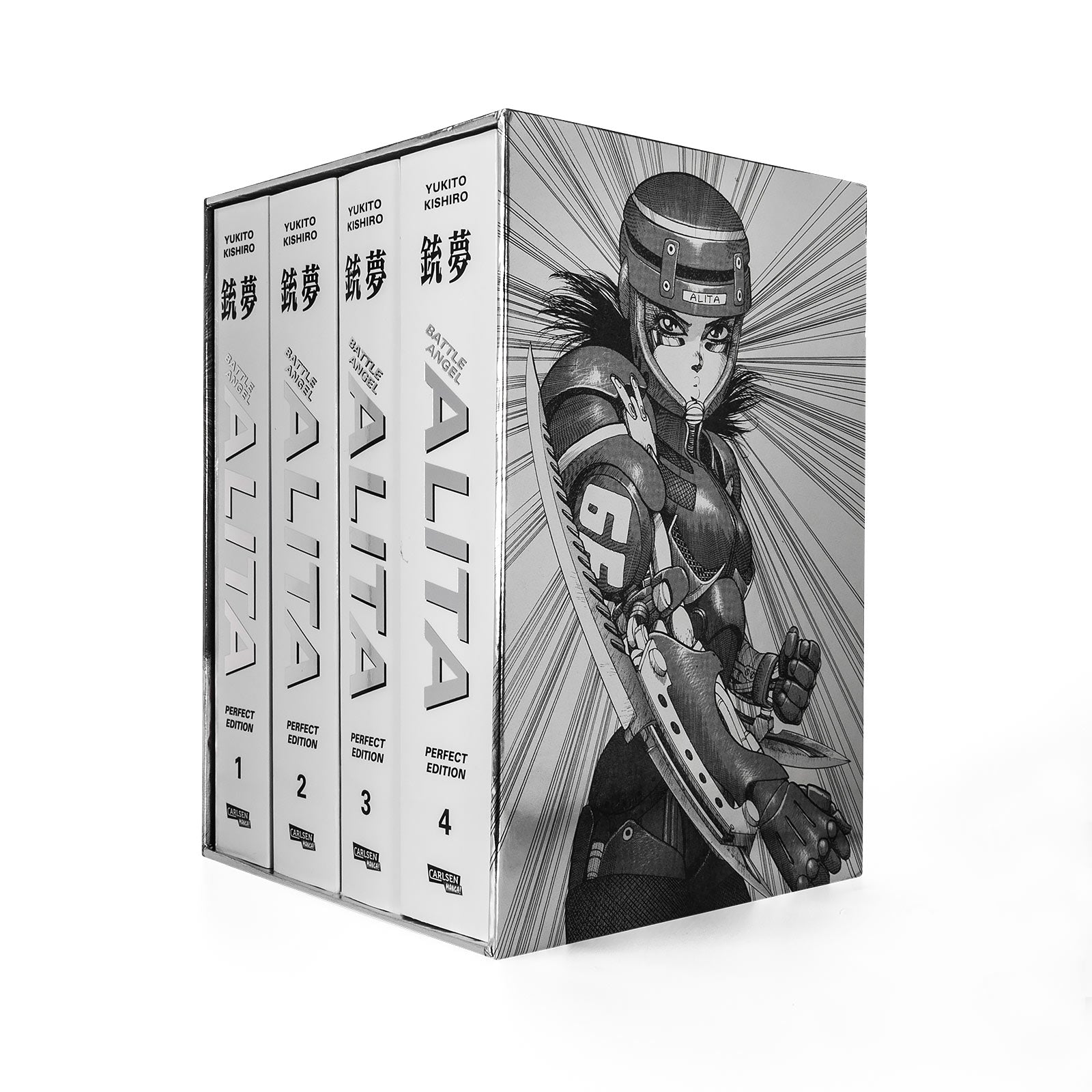 銃夢 Battle Angel Alita Perfect Edition 漫画 Battle Angel Alita - Perfect Edition 1-4 in slipcase – Elbenwald