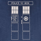Product image Tardis Police Box T-Shirt blue - Doctor Who